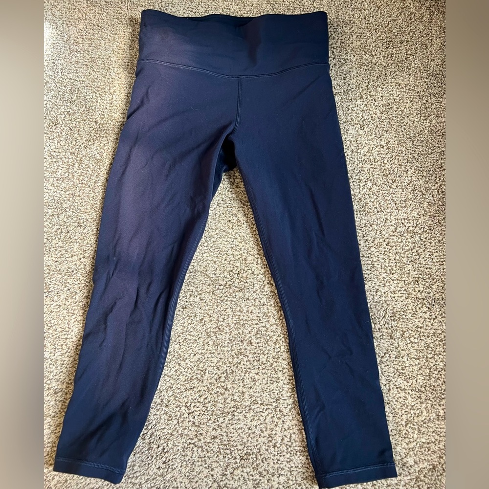 Athleta Elation Capri, navy size S